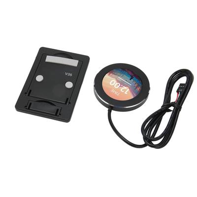 Liquid Cooler LCD Screen 2.1in IPS Round 480x480 Dimmable Multifunction Watercooler Screen for Desktop Chassis