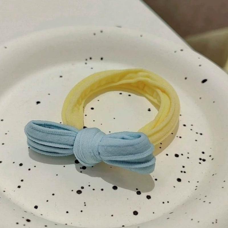 

Вязаные резинки для волос с бантом - Мягкие, высокоэластичные тканевые резинки для волос с принтом в виде бабочки, прочный шов, набор аксессуаров для волос