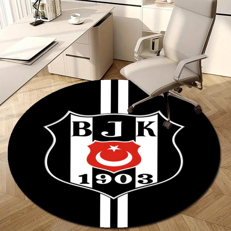 Personalized BJK Round Chair Office Rug - Perfect for Mat, Office Chair & More - Ideal Gift for Birthdays and Holidays