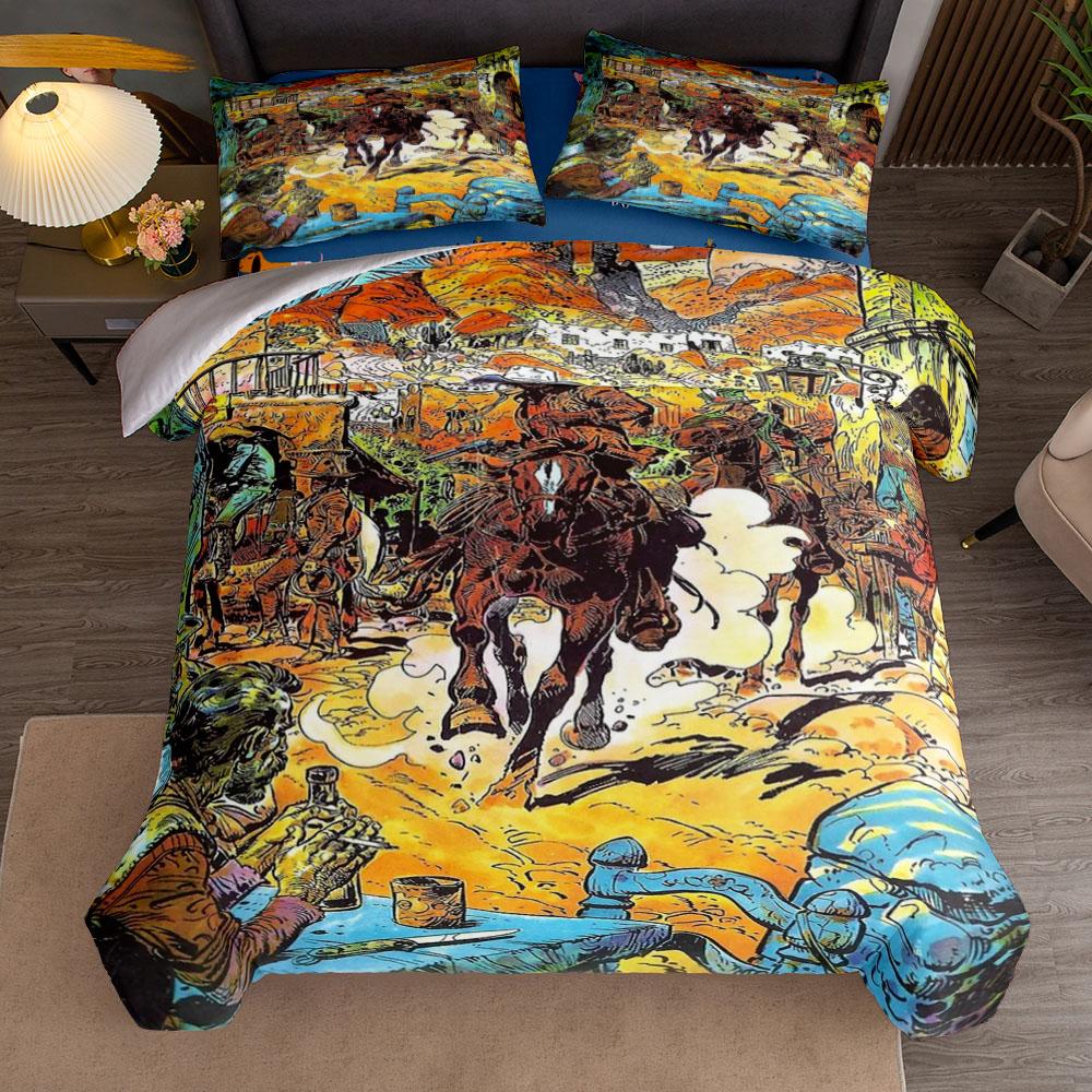 Jean Giraud Duvet Cover Set King Queen Double Full Twin Single Size Bed Linen Set