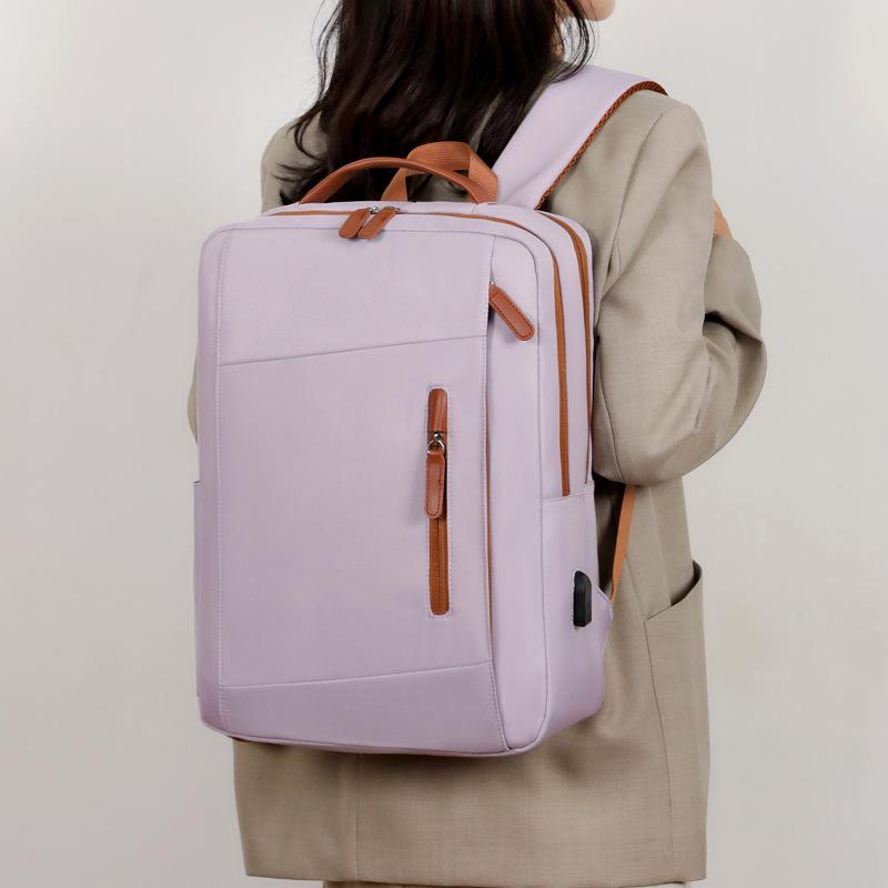 Business Pendlerrucksack Großes Fassungsvermögen Multifunktionale Computertasche Schlichter Lässiger Reise-Business-Rucksack