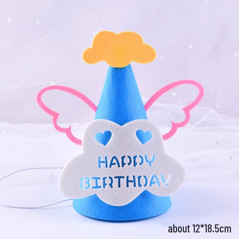 First Birthday Baby Party Hats & Glasses Set - Festive Cake Decoration & Theme Props