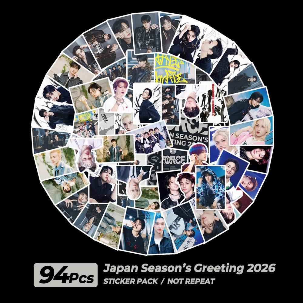 94 New Style Stray Kids 2026 Graffiti Stickers - K-Pop Boy Group Realistic Headshot Stickers DIY