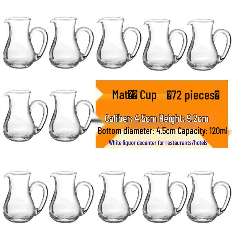 Jingbaodi Commercial Gourd-Shaped Glass Decanter with Scale