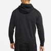 Nike Casual Letter Logo Print Fleece Hoodie Men Tops Black DM1237-010