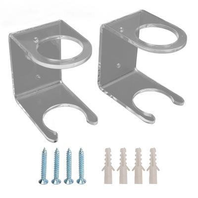 2 STÜCK Baseballschläger Wandständer Acryl Wandmontiert Ballhalter Rack Baseballschläger Ausstellungsregal für