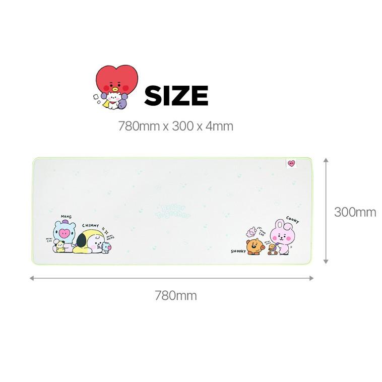 Mouse Pad Longo Oficial BT21 do BTS MY Littele Buddy