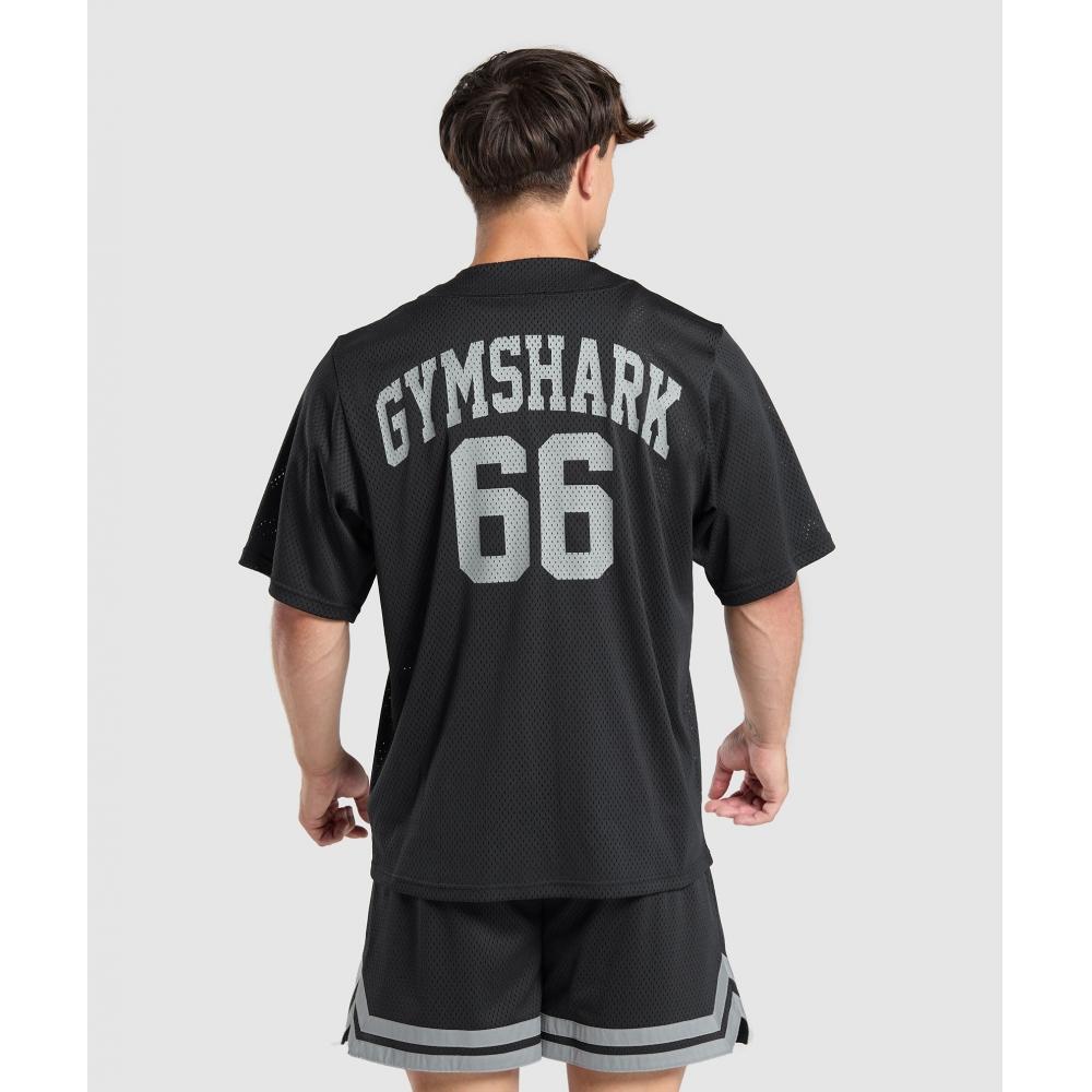 

GYMSHARK Джерси университетской формы черного цвета A1B5H BB2J