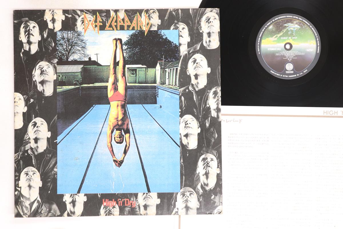 

LP Record DEF LEPPARD - High n Dry 25PP24 VERTIGO 1981 Japan Metal Used