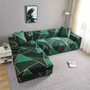 Geometric Elastic Sofa Cover Slipcovers L-Shaped Corner Sofa Couch Cover Armchair Sofa Cover 1/2/3/4 Seater for Living Room 1PC