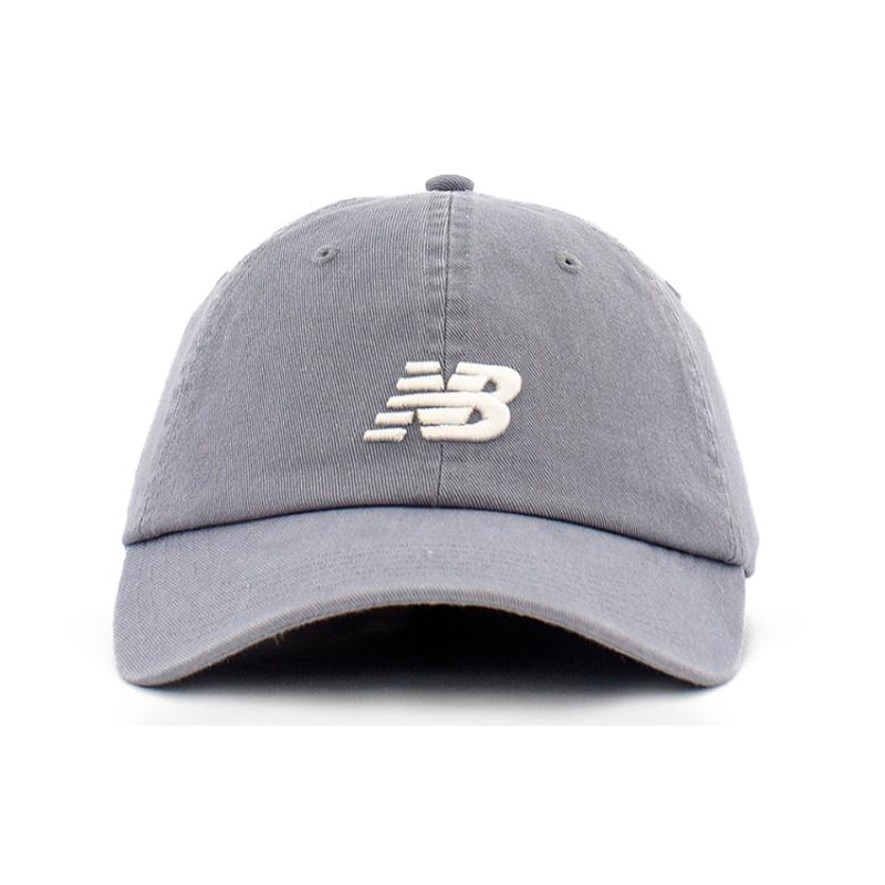 New Balance Cotton Baseball Caps Unisex Gray New Balance LAH91014-SEL