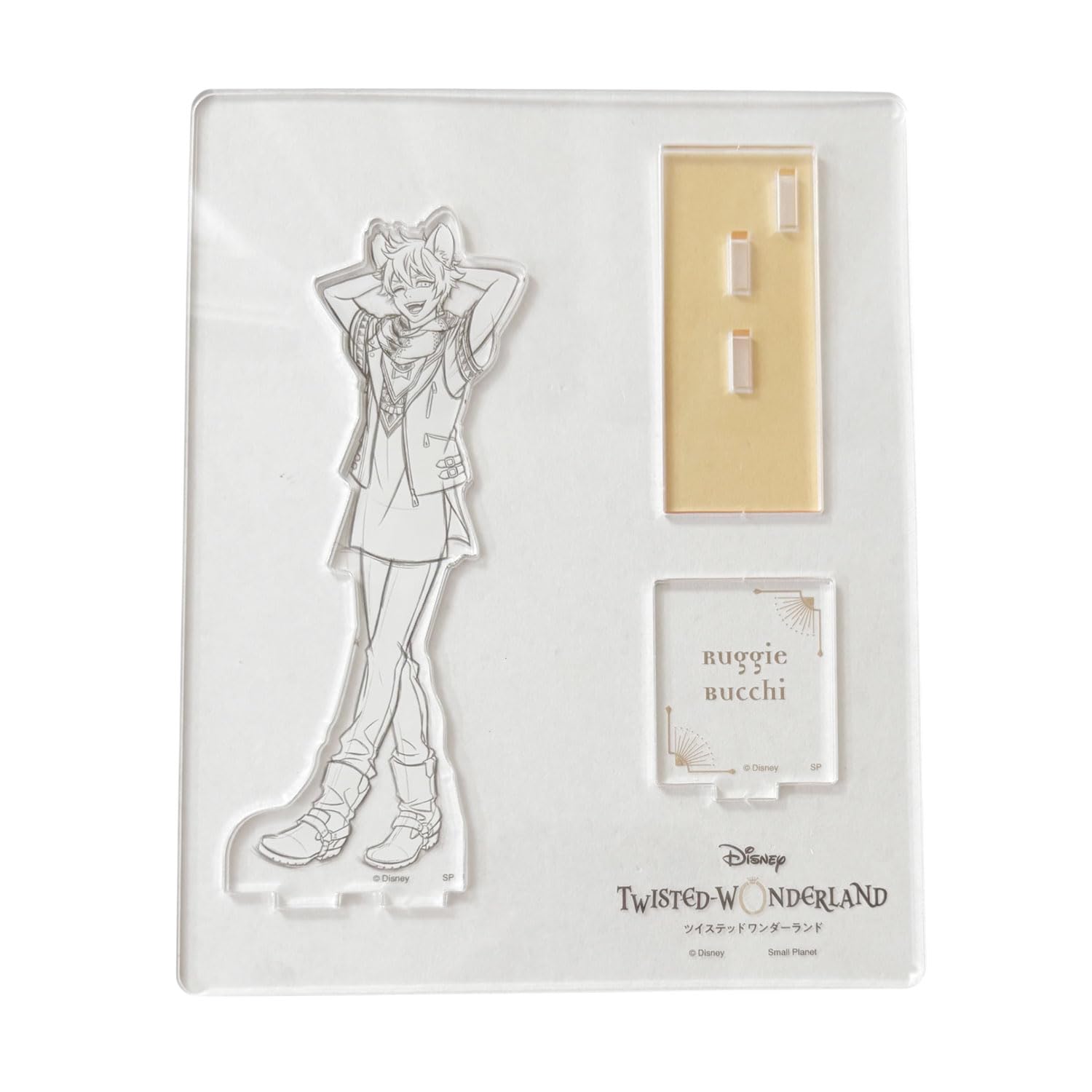 

Small Planet Disney Twisted Wonderland Smiling Acrylic Stand Ruggie Sketch-Style