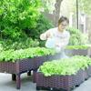 Outdoor Vegetable Planter Box Large Capacity Plant Growing Pot For Herb Tomato Vegetables Garden Balcony