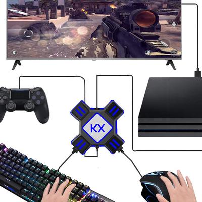 Adaptador Portátil Forte Compatibilidade Leve Conversor de Teclado e Mouse para Jogos para XBOX/Switch/PS3