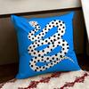 Scribbled Graffiti Snake Cushion Cover Reversible Soft Durable Pillow Cover Home  Car MultiScene Use for Daily Comfort