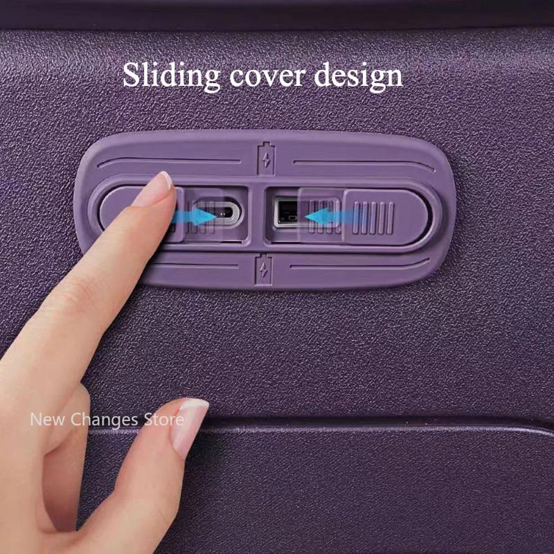 For Leapmotor B10 2025 2026 Rear USB Charging Port Protective Cover Interior Accessories