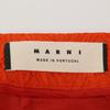 Marni Orange Embossed Cupra Skirt Skirt 42 OrangeUsed