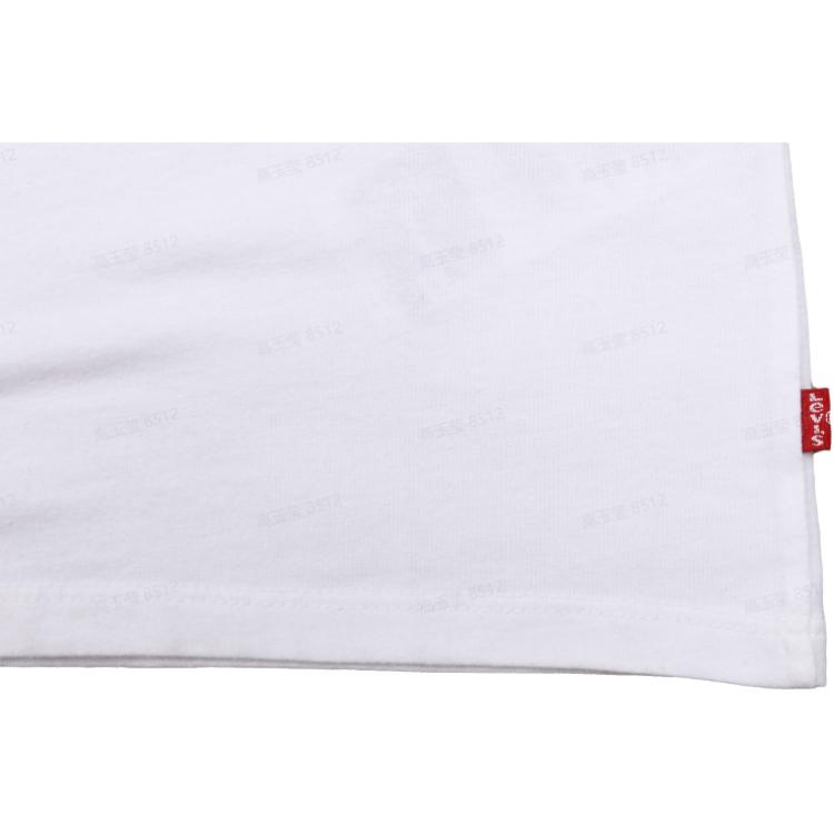 Levis Printed Comfortable Casual Crew Neck Short Sleeve T-Shirt Men Tops White 22491-0509