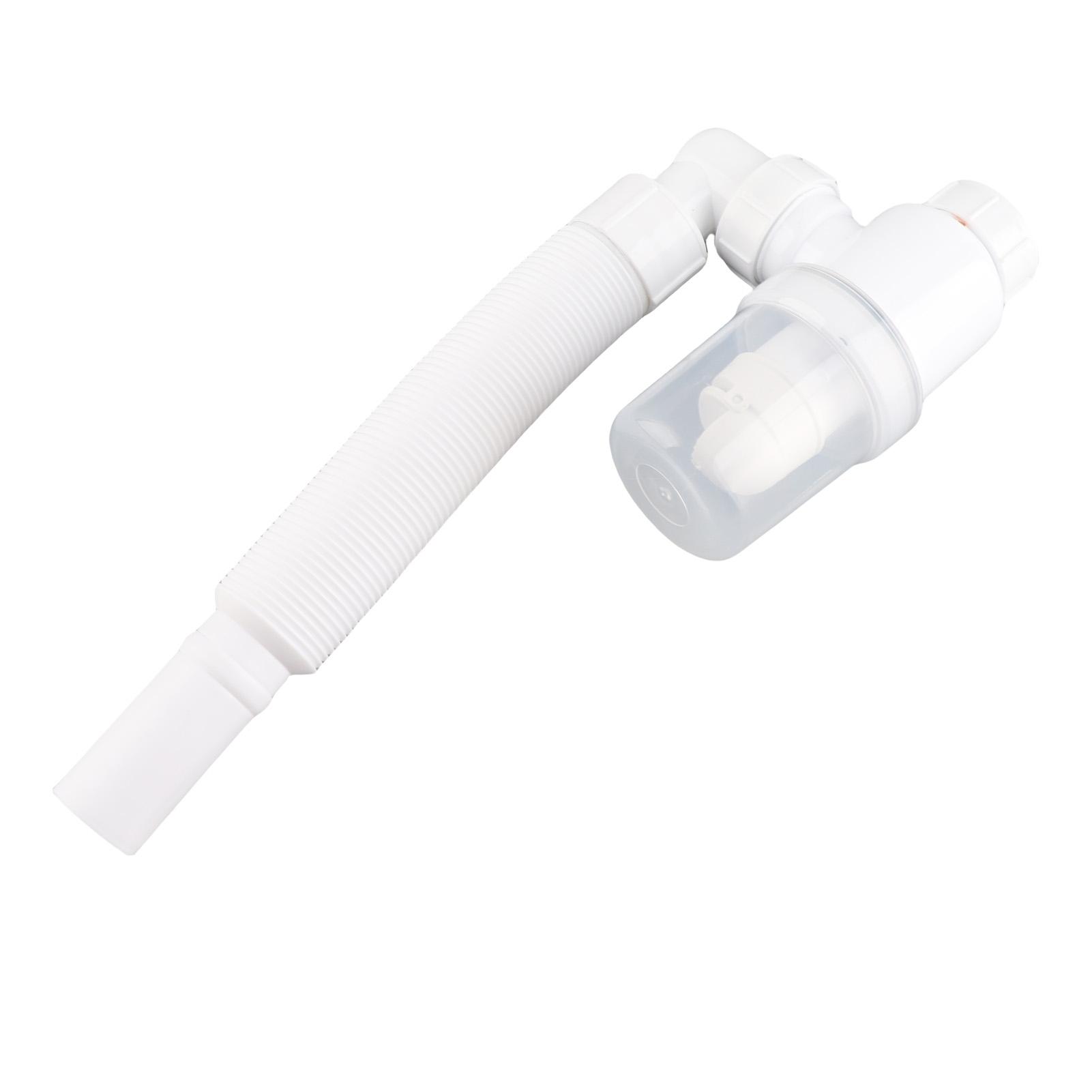 

Сливная труба для раковины 90 градусов Шланг слива для раковины Белый Гибкий Сливной шланг против запаха для кухни ванной