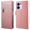 For Oppo Reno13 F 5G Case Stand PU Leather Phone Cover Card Holder Mirror