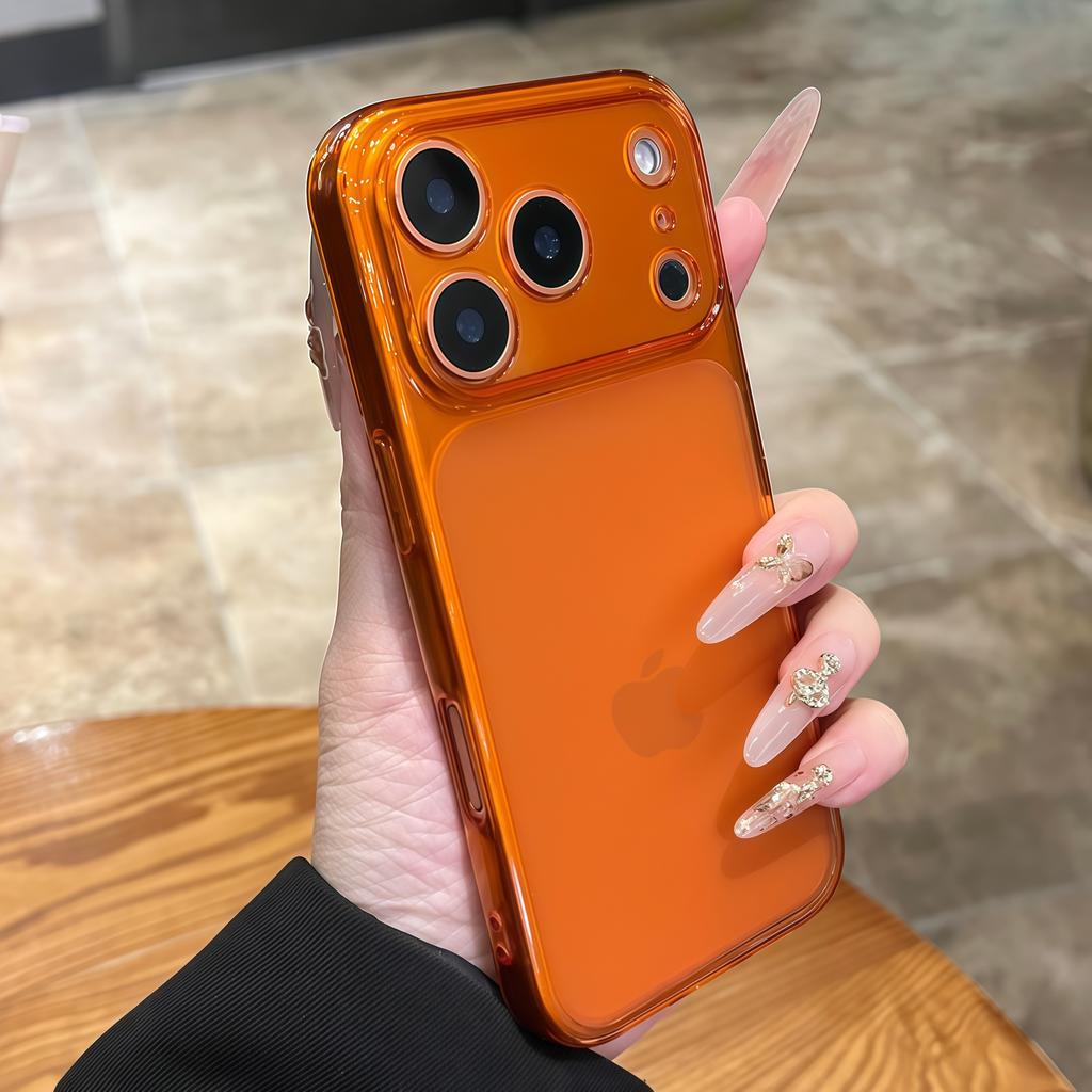 Transparent Soft Silicone TPU Case for iPhone 17 16 15 14 13 Pro Max 17Pro Clear Rubber Gel Simple Shockproof Bumper Cover