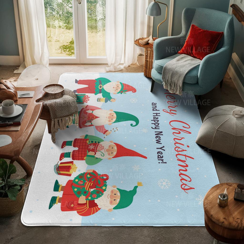 Koberec ke vchodu do domu Rohožka ke dveřím do domu Obývací pokoj Vana Koupelna Protiskluzové koberce s absorpcí vody vana Veselé Vánoce zima
