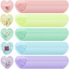 5/10/20PCS Colored PVC Heart-shaped Jewelry Self Sealing Bag Wedding Christmas Love Gift Sealed Bag Candy Packaging Bag