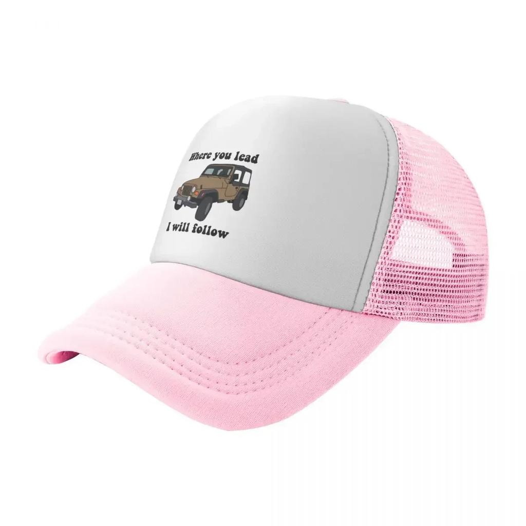 Where you lead I will follow Baseball Cap Military Tactical Cap Beach Outing Trucker Hat dad hat Unisex Caps Women's