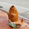 Ceramic Fountain Nozzle Sprinkler Wear Resistant Ceramic Carp Fish Statue  Yard Decoration