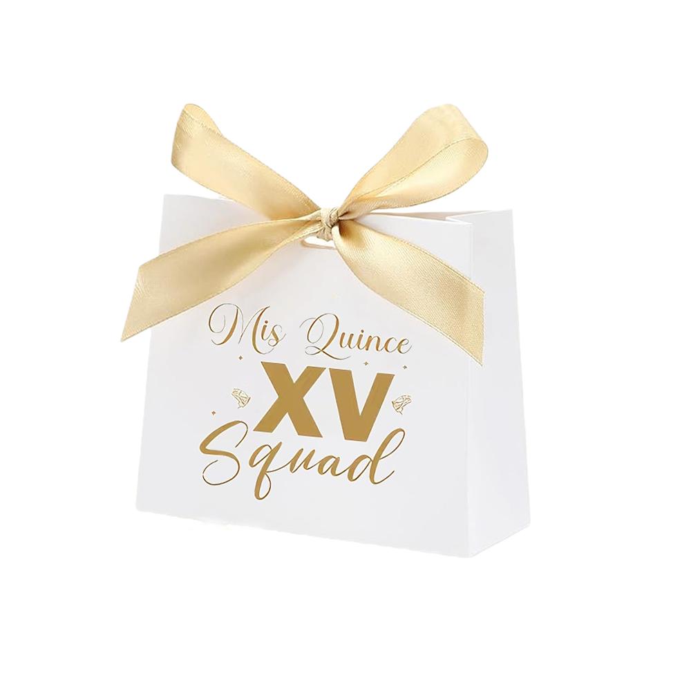 

5Pcs Mis Quince Candy Gift Box Latina Girl Present Quinceañera 15th Birthday Party Decoration Present Welcome Thank You Favor 5PCS 10.5x4.5x10cm