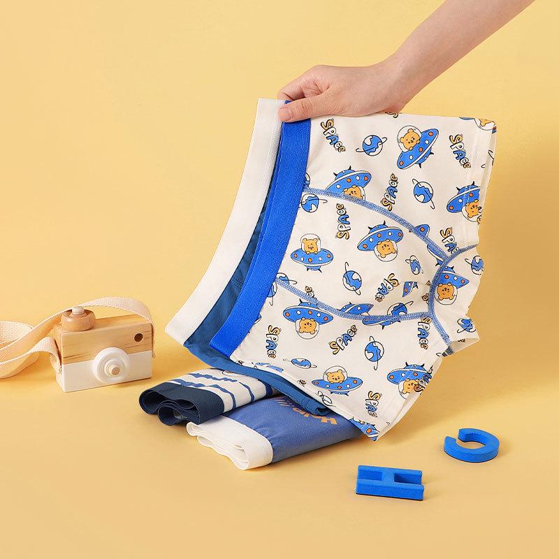Calzoncillos Boxer de Algodón con Dibujos para Niños - Ropa Interior Infantil para Tallas Pequeña, Mediana, Grande