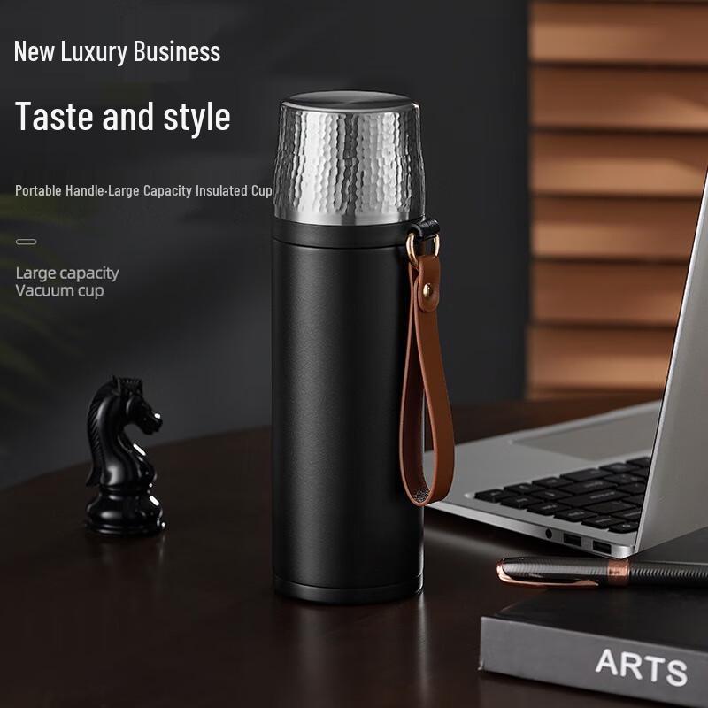 MRSIKEY Ceramic Lined Tea Infuser Thermos Bottle