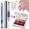 Sponge pentru Nail Art Foarte Saturat Gel cu Pigment Culoare 4/9/12 Culori pentru Unghii DIY Nail Art