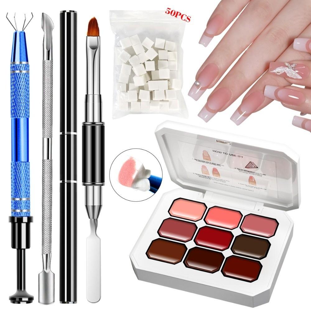 Sponge pentru Nail Art Foarte Saturat Gel cu Pigment Culoare 4/9/12 Culori pentru Unghii DIY Nail Art