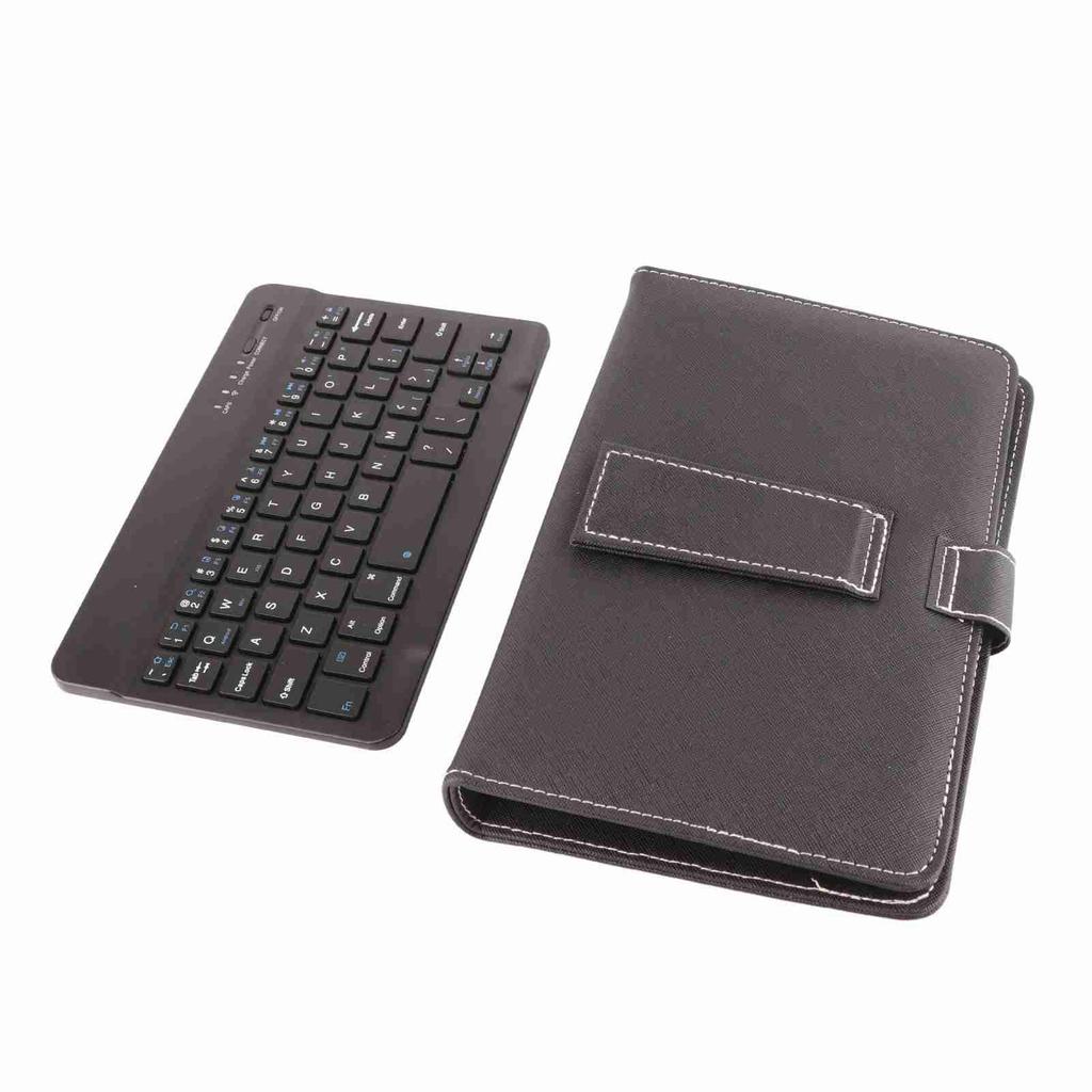 Universal Wireless Bluetooth Keyboard Flip Case Cover with Stand for IOS  Android Phones