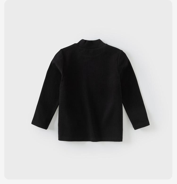 David Bella Children's T-shirt Autumn/Winter Girls' Half High Collar Bottom Shirt