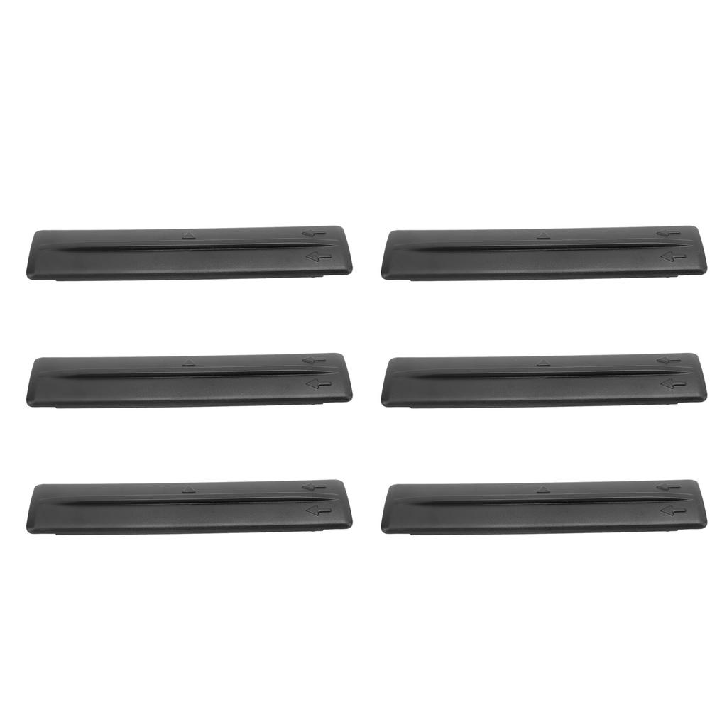 6PCS Roof Rack Removal Cover High Strength ABS Roof Drip Rack Molding Trim Clips Set for Fj Cruiser 2007‑2014