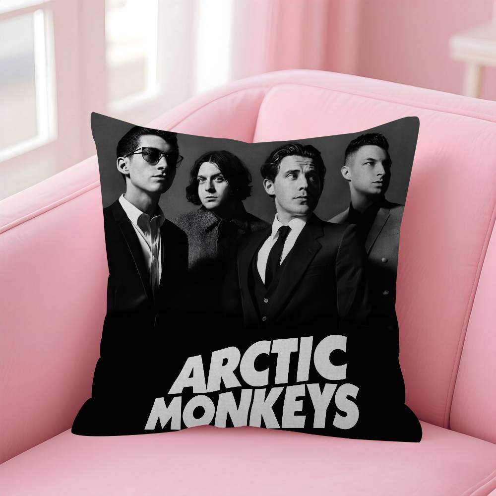 A-Arctic Rock Monkeys Band Cushion Cover Car Throw Pillow Case For Sofa Car Christmas Gift