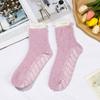 Lovely Women Winter Cold Protection Coral Fleece Socks Plush Socks Mid Socks