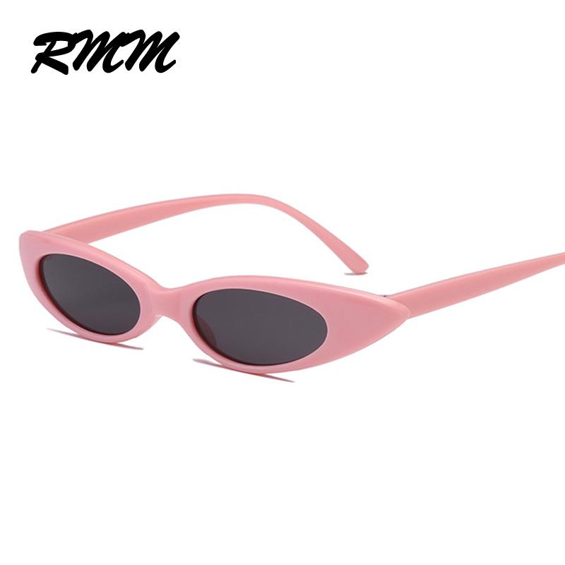 European Unisex retro small elliptical Sunglasses small frame Cat Eye Sunglasses men and women's glasses