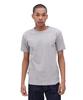 DAILY RIB SAME COLOR CREW NECK T-SHIRT Men's S 020 Gray 783-5934023