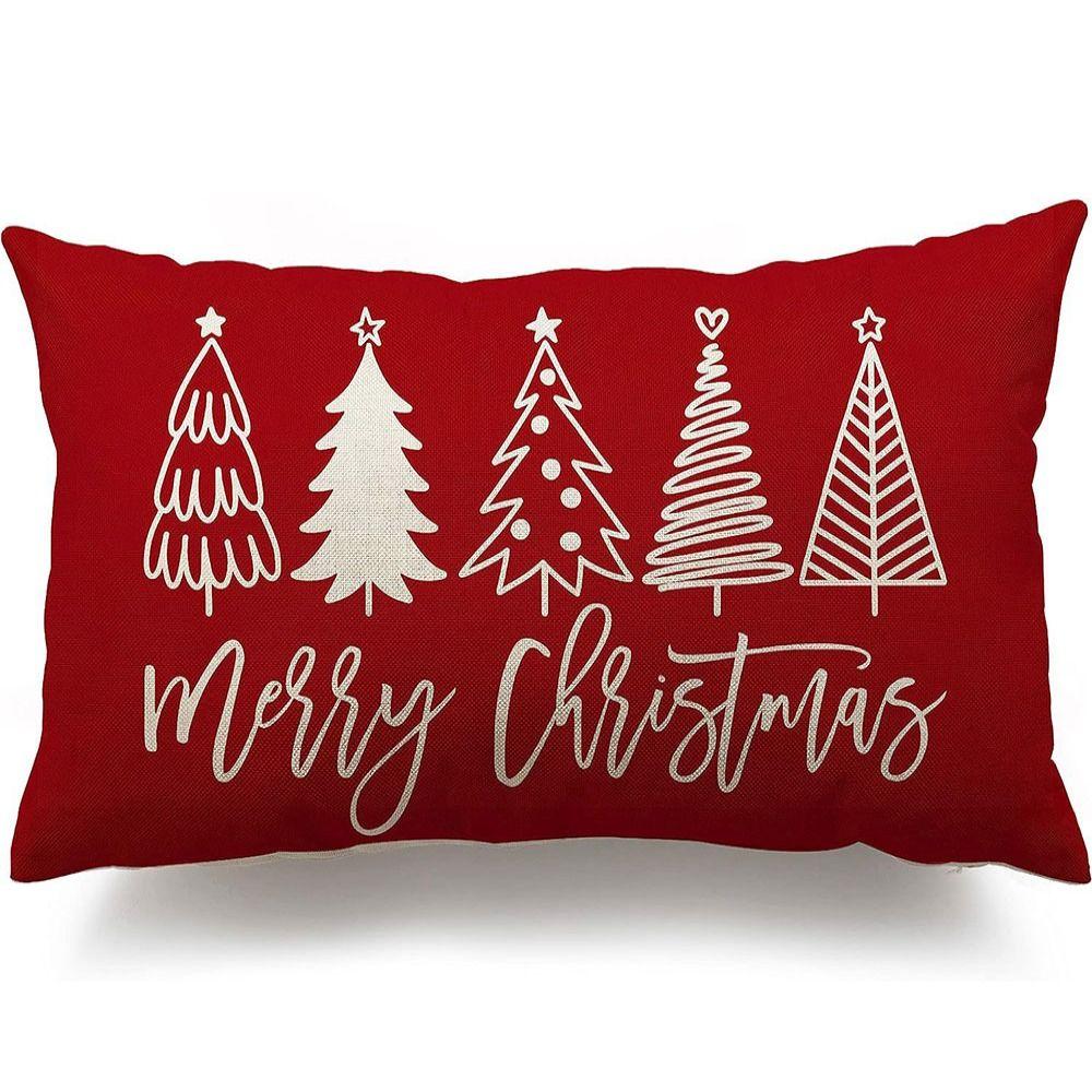 

1/2шт 12*20 дюймов наволочки териленовые рождественские украшенные наволочки для спальни