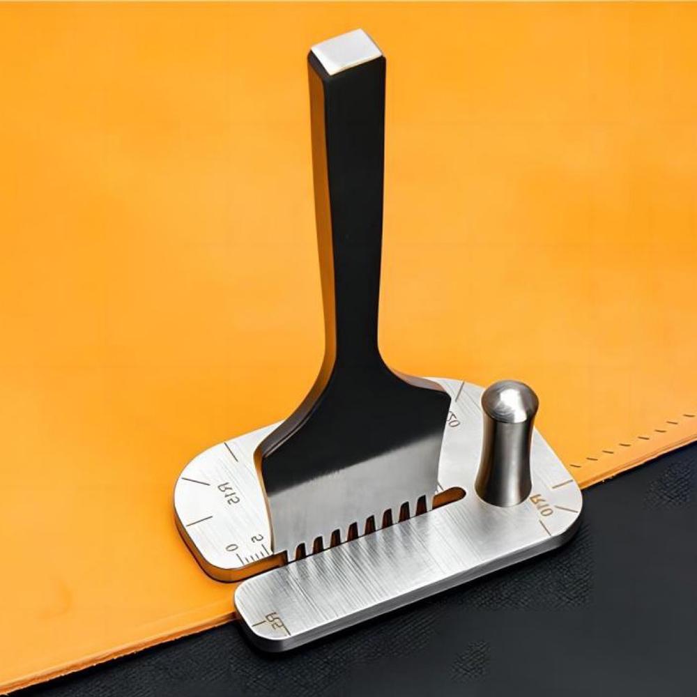 

Stainless Steel Leather Punch Stabilizer DIY Tool Slant/Flat/Rhombus Cutting Hole Punching Aid Tool Type A