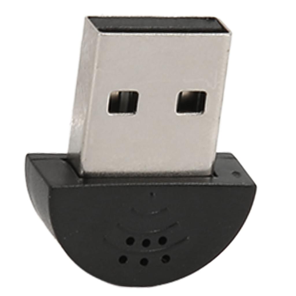 USB Mini Microphone Professional Plug and Play Noise Reduction 360 Degree Omnidirection Portable Mini USB 2.0 Microphone