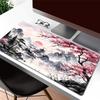 Cherry Blossom Landscape Mousepad Speed Office Desk Accessories Gaming Mats Mouse Mat Desk Pad Set Up Computer Desk Decorating