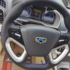 Genuine Leather Steering Wheel Cover for Geely Emgrand 14-16, New Emgrand EV Hand-Stitched Full Wrap