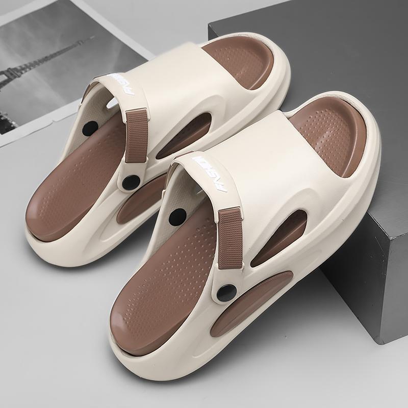 Summer New Men's Outdoor Sandals Slippers Beach Comfortable Soft Clogs Men Casual Shoes Non-slip Garden Shoes Men Beach Sandals