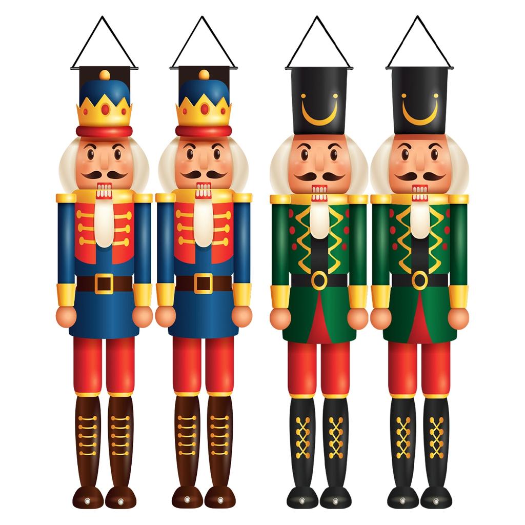 Christmas Nutcracker Shaped Door Couplet Navidad Natal Noel Wall Hanging Merry Christmas Decorations For Home 2025 New Year 2025