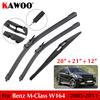 28"+21"+12" Car Wiper Blade For Mercedes-Benz M-Class W164 2005-2011 Windscreen Front Rear Wipers Blade Set Auto Accessories