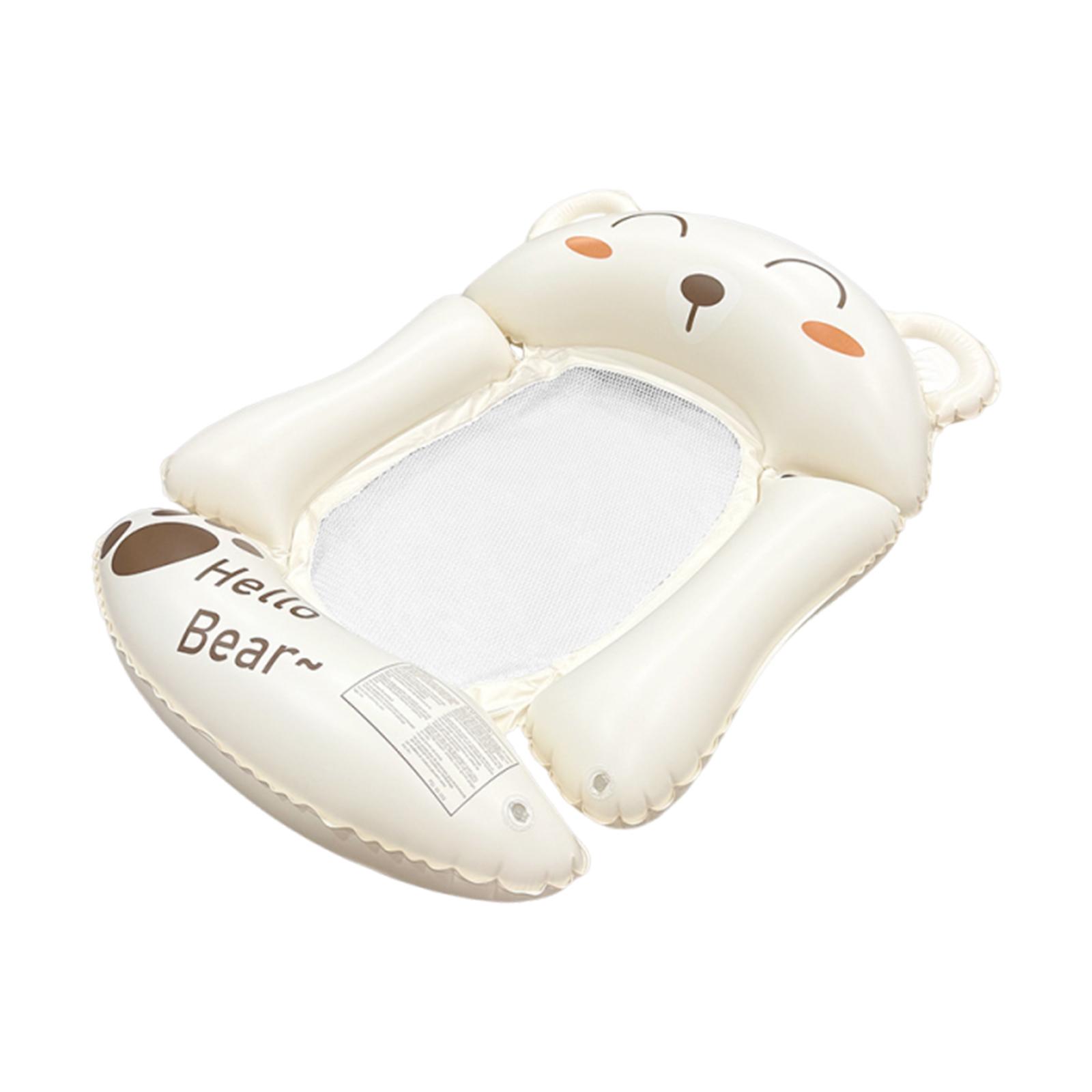 Cute Animal Inflatable Pool Floating Chair Water Floaties Hammock Inflatable Large Lounger for Adults Pool Beach